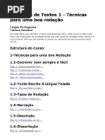 producao de textos - Manual de Redacao