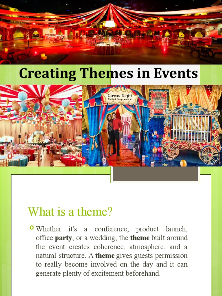 Creating Themes in Events | PDF | Marketing | Target Audience