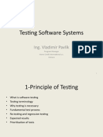 Testing Software Systems