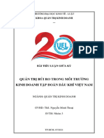 QTRR - Nhóm 3 - Môi trường kinh doanh Tập đoàn dầu khí Việt Nam