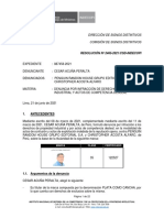 Resolución #2465-2021/csd-Indecopi 8874578-2021. 21 Jun 2021 Caso Acuña Peralta VS Acosta Alfaro