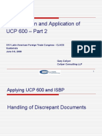 Interpretation and Application of UCP 600 - Part 2