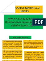 RVM #273 - 2020 - MINEDU Orientaciones para El Desarrollo Del Año Escolar 2021