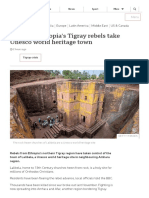 Lalibela - Ethiopia's Tigray Rebels Take Unesco World Heritage Town - BBC News