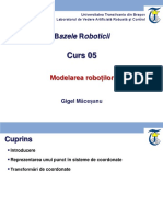 Curs 05 Modelarea Robotilor