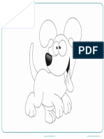 Colorear Perro 4