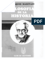 Filosofia de La Historia - Jacques Maritain