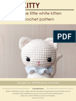 Kitty: The Little White Kitten Crochet Pattern