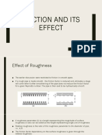 Friction and Its Effects