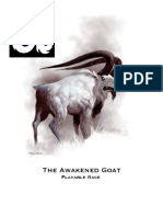 The Awakened Goat: Playable Race