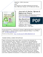 Journal of Herbs, Spices & Medicinal Plants