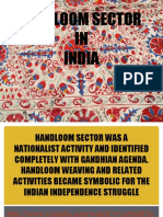 Handloom Sector IN India