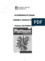 Platinum Mathematics Grade 6 Lesson Plans TN