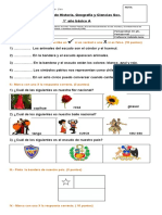 Evaluación Historia Oa 5 Simbolos y Fechas