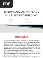 Design of A Multistorey Building