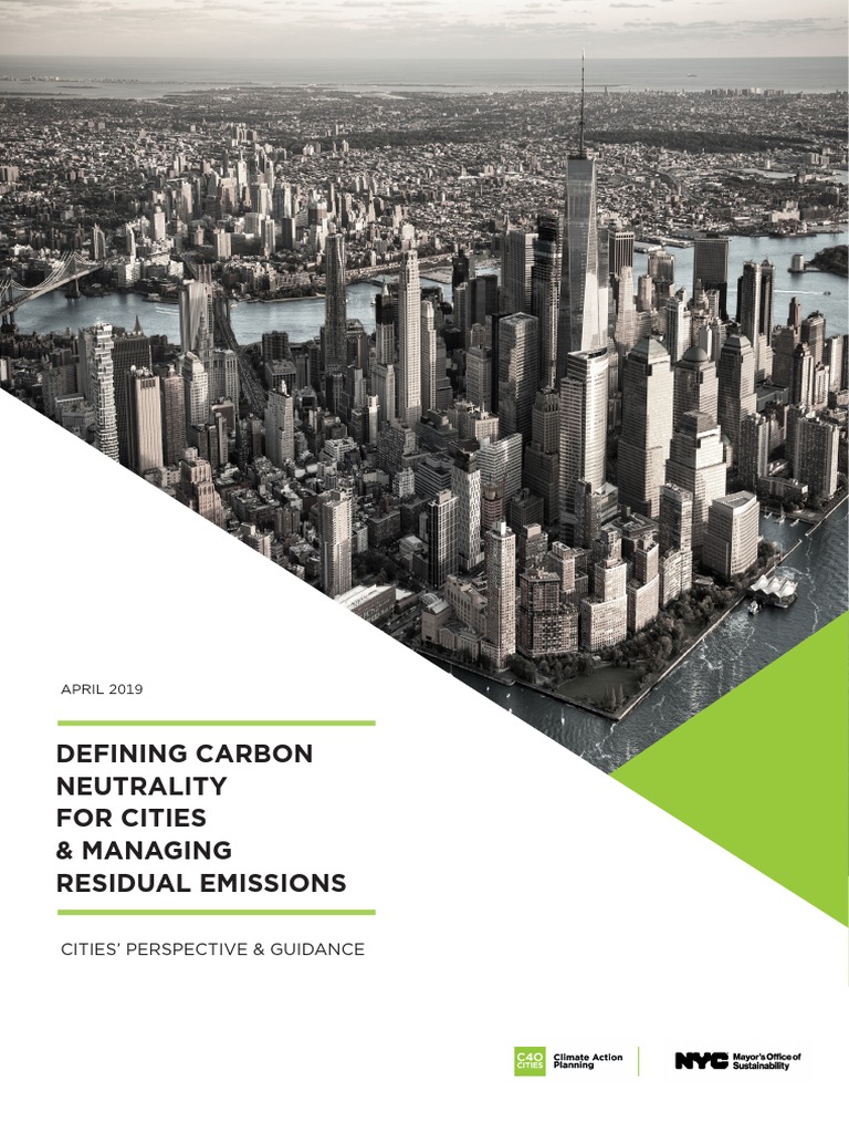 Carbon Neutrality Guidance For Cities 20190422.original | PDF | Climate ...