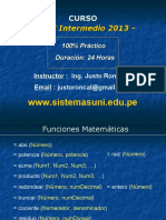 Excel Intermedio 2013