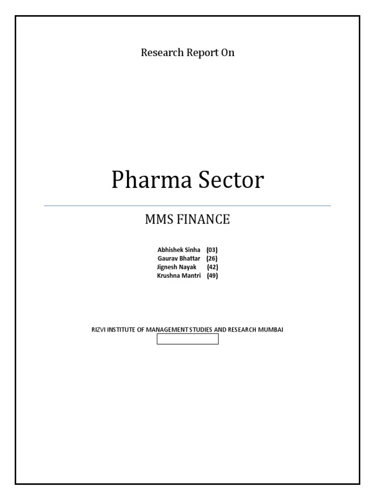 Indian Pharmaceutical Sector Growth Report | PDF | Generic Drug ...