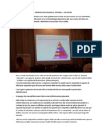 Ricevo e Pubblico Con Molto Piacere Alcune Considerazioni Circa La Metodologia Operativa