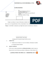 Determinación del módulo de Young mediante ensayo de flexión