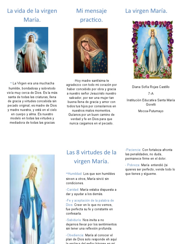 La Vida de La Virgen María | PDF