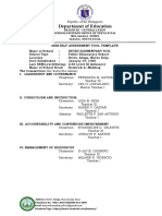 Betes Es Updated SBM Self Assessment Tool Template 2