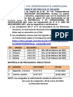 RATIFICACIÓN _MATRICULA _SECUNDARIA