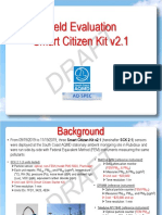 Field Evaluation of Smart Citizen Kit v2.1 Sensors