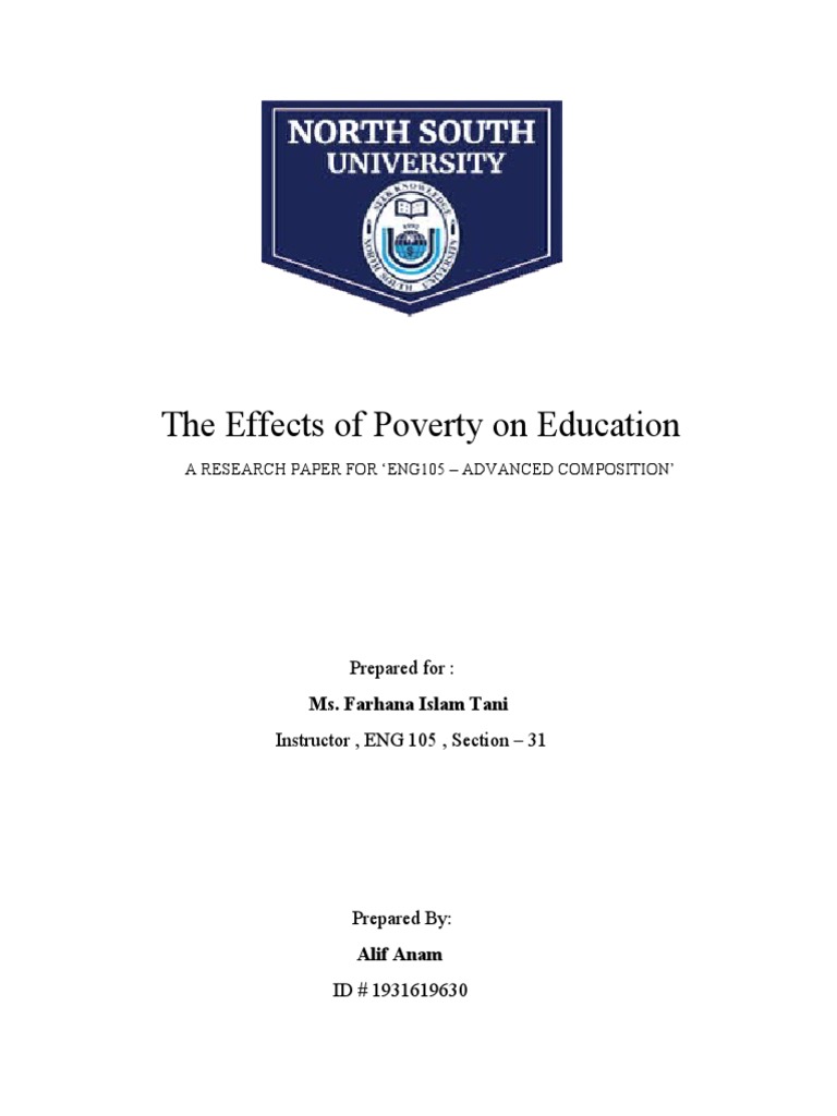 The Effects of Poverty On Education | PDF | Poverty | Poverty ...