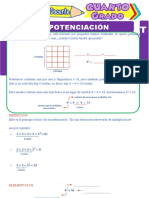 LA POTENCIACIÓN - 4to. Grado