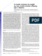 Reversal of Muscle Insulin Resistance by Weight Reduction in Young, Lean, Insulin-Resistant Offspring of Parents With Type 2 Diabetes