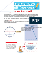 Qué Es La Latitud para Cuarto Grado de Primaria