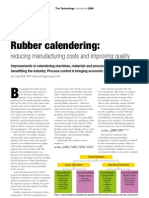 Rubber Calendering:: Reducing Manufacturing Costs and Improving Quality