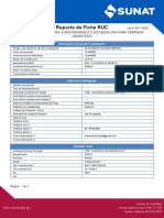 Reporte de Ficha RUC: Tecnologia Industria & Mantenimiento Sociedad Anonima Cerrada 20606676353