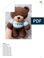 How to crochet a teddy bear pattern with step-by-step instructions