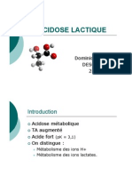 Acidose Lactique