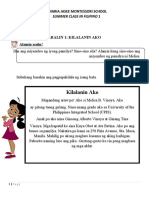 ARALIN 1 Kwento Worksheet