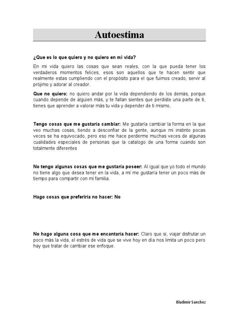 Claves para Mejorar la Autoestima | PDF | Autoestima | Conceptos ...