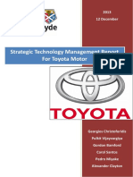 Strategic Tech Toyota Management 2013