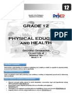 Grade 12 PE and HEALTH Module 1 4.Q4