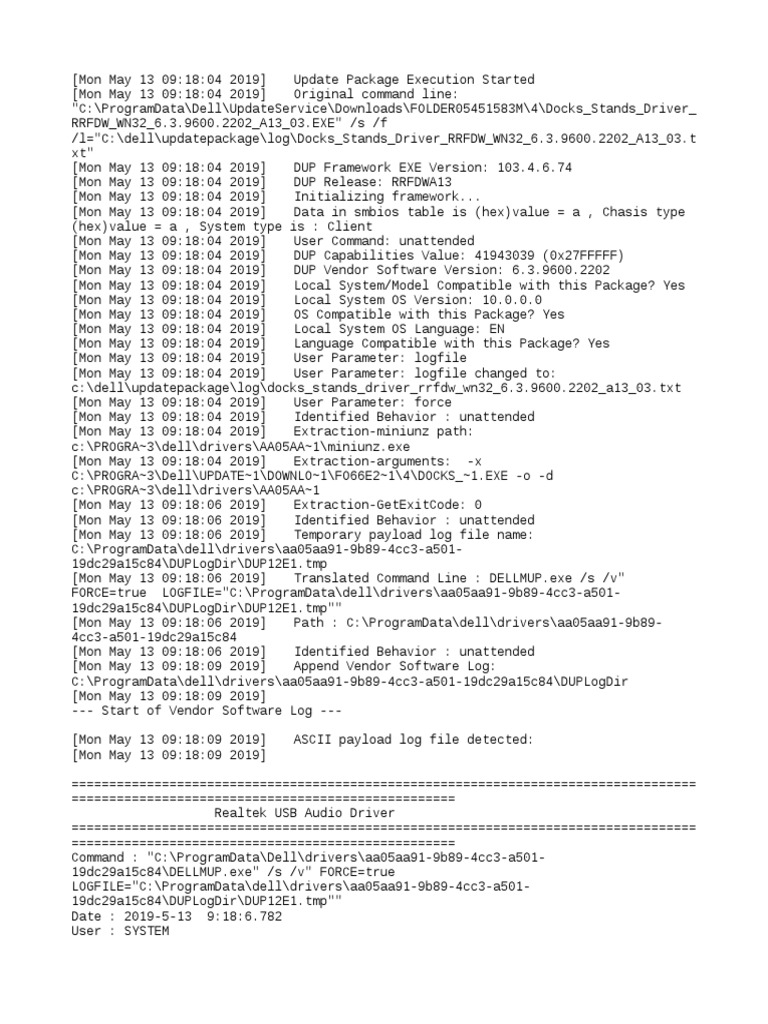 Docks Stands Driver RRFDW wn32 6.3.9600.2202 A13 03 | PDF | Software ...