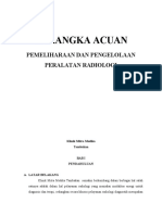 KERANGKA ACUAN PEMELIHARAAN RADIOLOGI