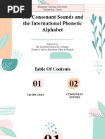 Ipa Chart and Consonant Sounds