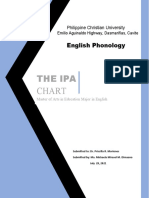 The Ipa Chart: English Phonology