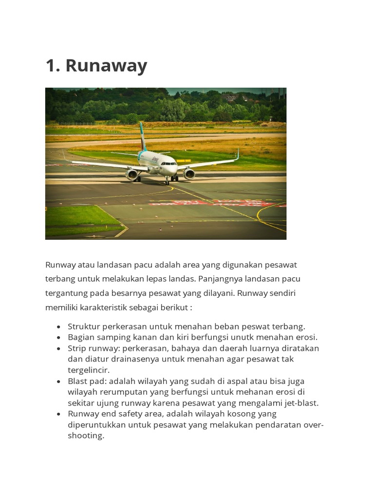 Bagian-Bagian Bandara Udara | PDF | Bisnis