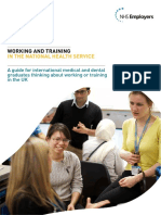 Working Training NHS Guide for IMGs