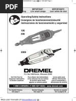 DREMEL - Micro Retífica 3000