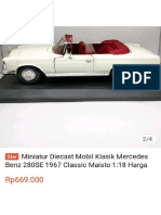 Diecast Mercedez Benz 1:18