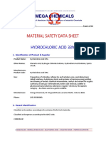 Material Safety Data Sheet: Hydrochloric Acid 33%