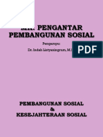 Pembangunan Sosial Dan Kesejahteraan Sosial